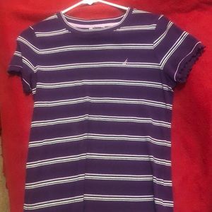 Nautica shirt , striped , size S